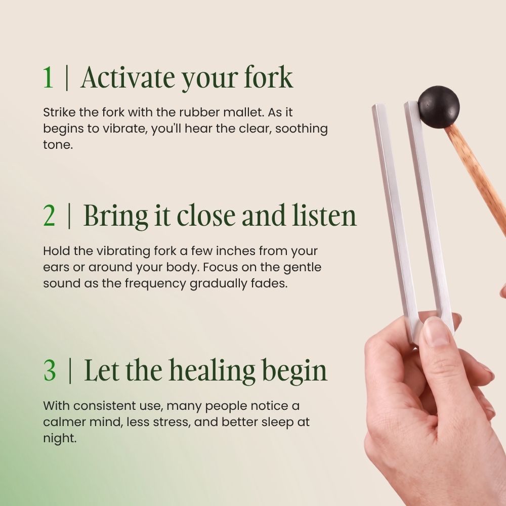 528 Hz "Miracle Tone" Fork
