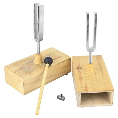 Low quality tuning fork comparison image